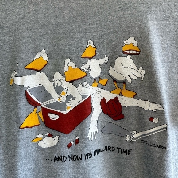 Single Stitch 90s Tee Mallard Time Unisex Size Medium - Picture 2 of 4